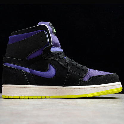 Nike Jordan 1 High Zoom Air 'Black Court Purple Lemon Venom'